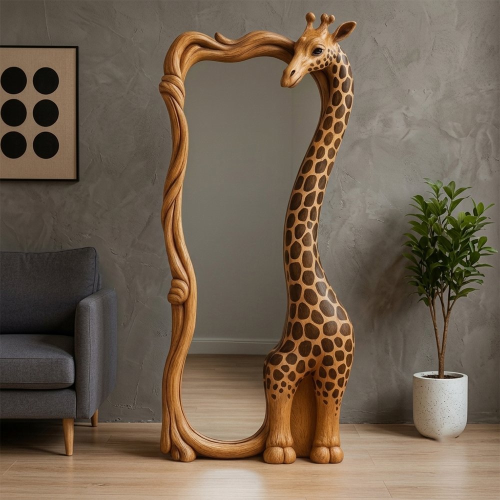 f19 Giraffe Mirror - Image 1