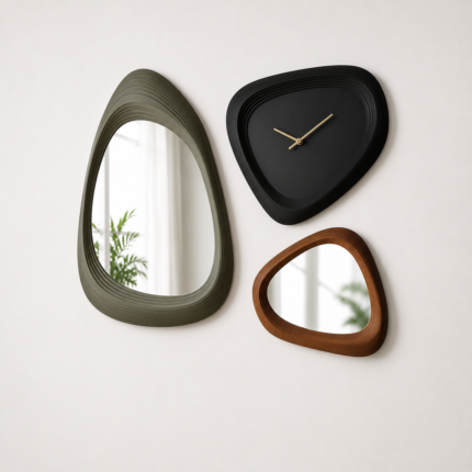 Trio Mirror Set + Clock